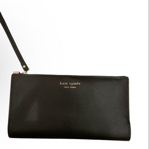 Kate Spade Black Wristlet Wallet